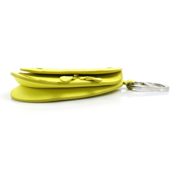 DIOR Yellow Leather Pouch - Picture 2 of 5